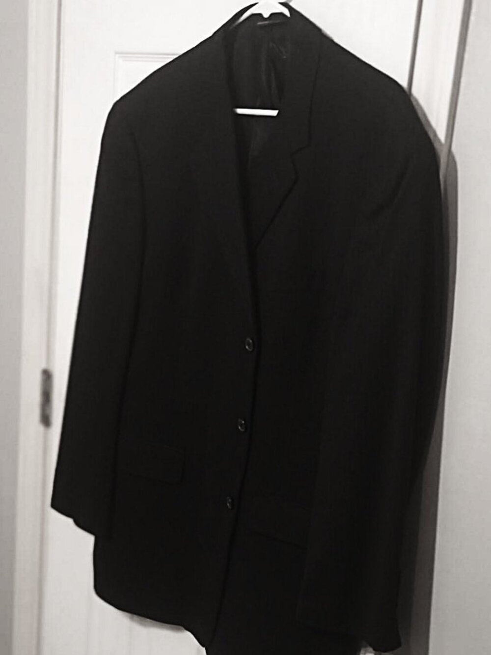 Austin Reed Men Charcoal Pinstripe Blazer   44R